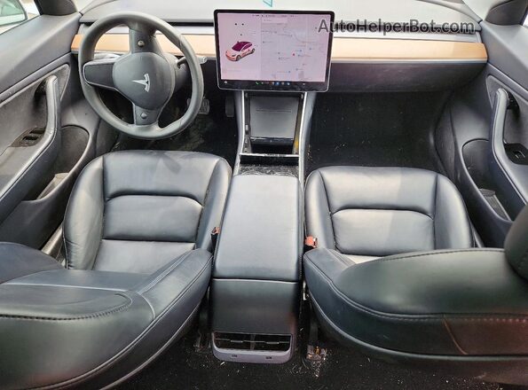 5YJ3E1EB5LF512227 2020 TESLA MODEL White Вид панелі приладів