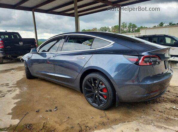 5YJ3E1EB5LF619925 2020 TESLA MODEL Gray Tył lewy
