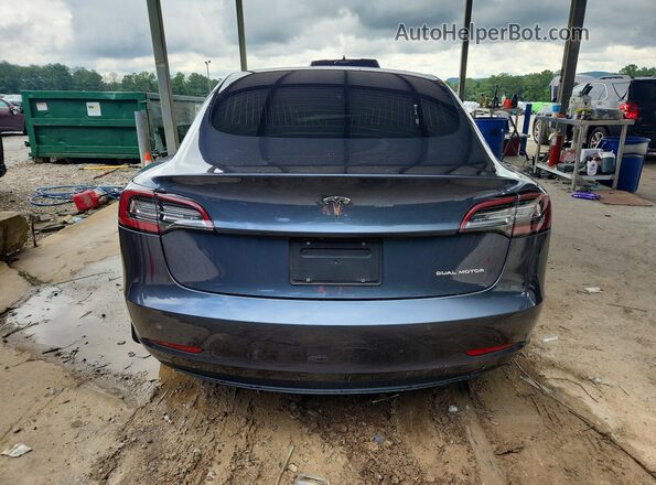 5YJ3E1EB5LF619925 2020 TESLA MODEL Gray Widok z tyłu