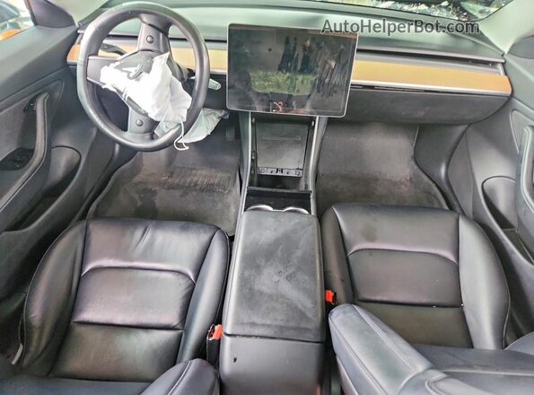 5YJ3E1EB5LF619925 2020 TESLA MODEL Gray Widok deski rozdzielczej