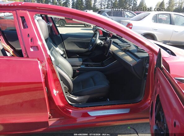 5YJ3E1EB5LF635803 2020 TESLA MODEL 3 Red Widok wnętrza z przodu