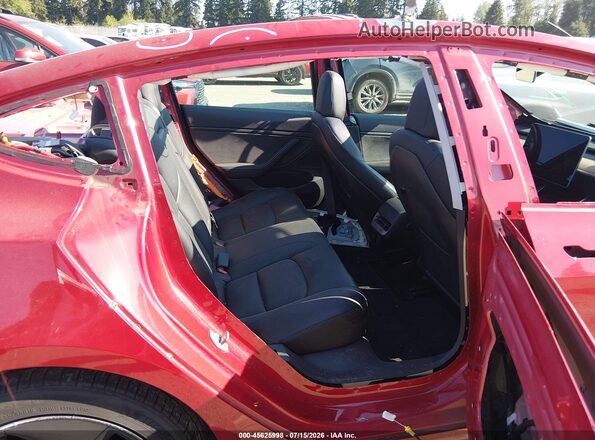 5YJ3E1EB5LF635803 2020 TESLA MODEL 3 Red Widok naklejki z numerem VIN
