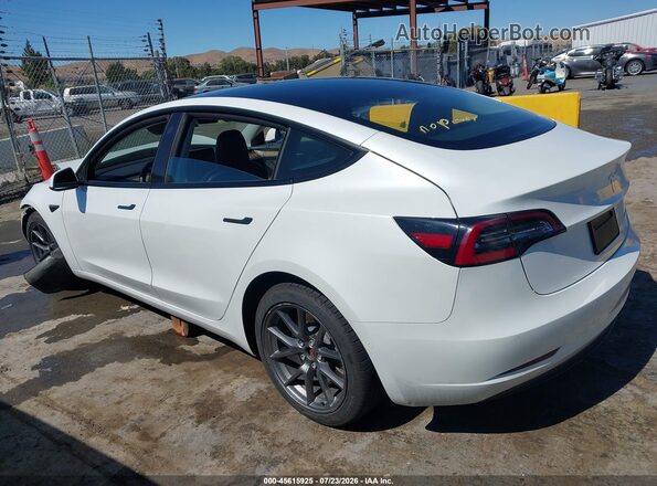 5YJ3E1EB5MF003305 2021 TESLA MODEL 3 White Tył lewy