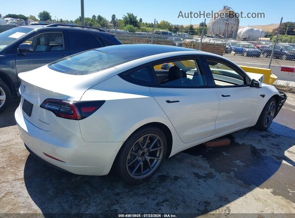 5YJ3E1EB5MF003305 2021 TESLA MODEL 3 White Tył prawy