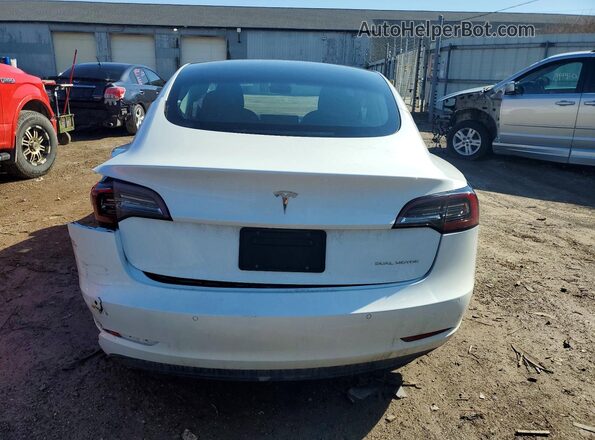 5YJ3E1EB5NF124787 2022 TESLA MODEL Белый Вид сзади