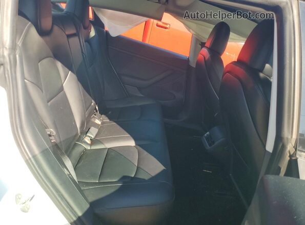 5YJ3E1EB5NF124787 2022 TESLA MODEL Белый Вид задних сидений