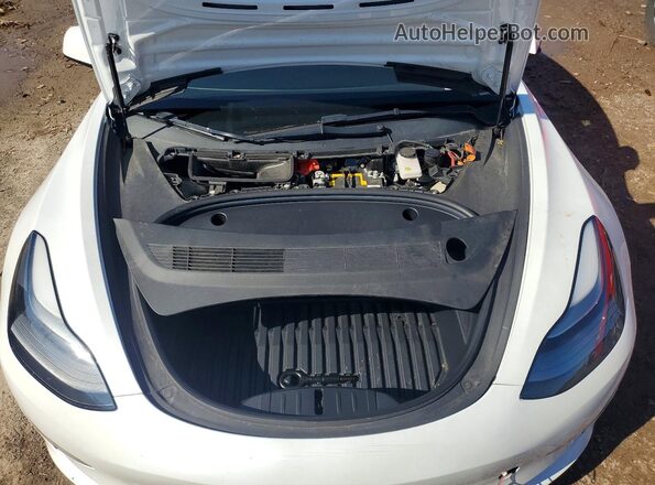 5YJ3E1EB5NF124787 2022 TESLA MODEL Белый Вид задней части салона