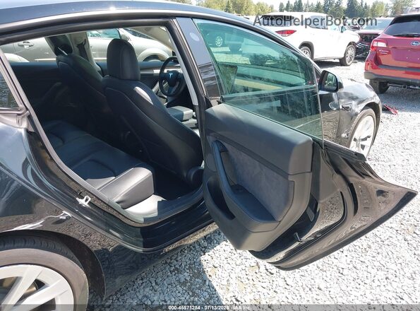 5YJ3E1EB5NF290193 2022 TESLA MODEL 3 Black Вид наклейки з VIN-кодом
