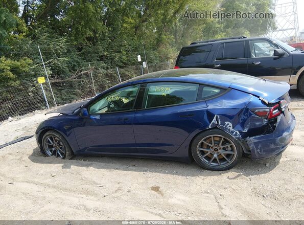 5YJ3E1EB5PF415650 2023 TESLA MODEL 3 Синий Панорамный вид салона 360°