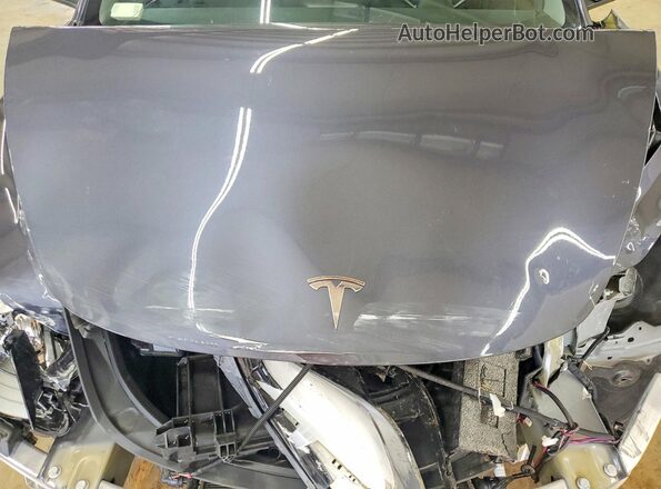 5YJ3E1EB5PF663056 2023 TESLA MODEL Gray Rear interior view