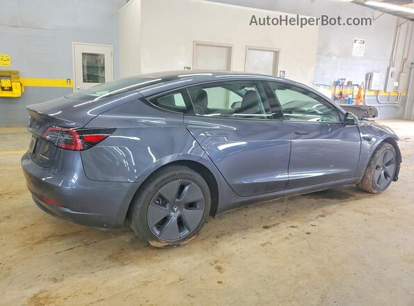 5YJ3E1EB5PF663056 2023 TESLA MODEL Gray Rear right