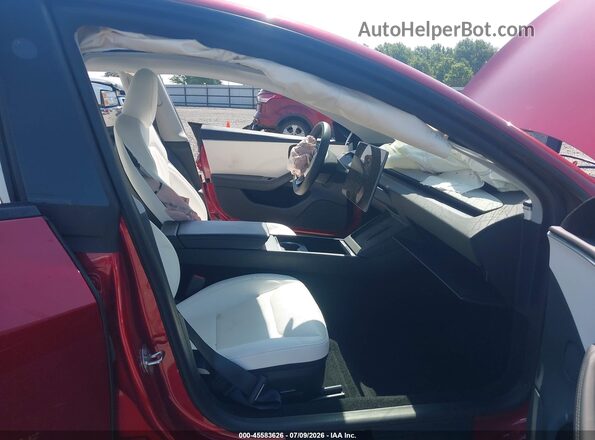 5YJ3E1EB5RF761605 2024 TESLA MODEL 3 Red წინა სალონის ხედი