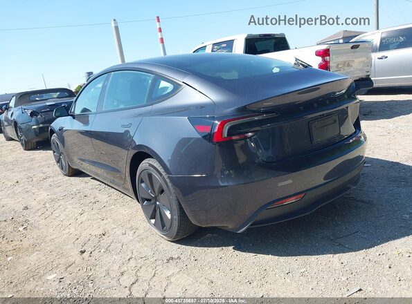5YJ3E1EB5SF962443 2025 TESLA MODEL 3 Gray Tył lewy