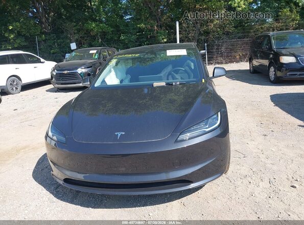 5YJ3E1EB5SF962443 2025 TESLA MODEL 3 Gray Widok deski rozdzielczej