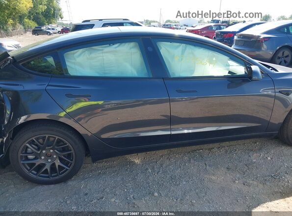 5YJ3E1EB5SF962443 2025 TESLA MODEL 3 Gray Widok zestawu wskaźników