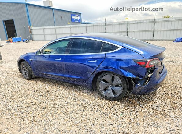 5YJ3E1EB6JF100928 2018 TESLA MODEL Blue Tył lewy