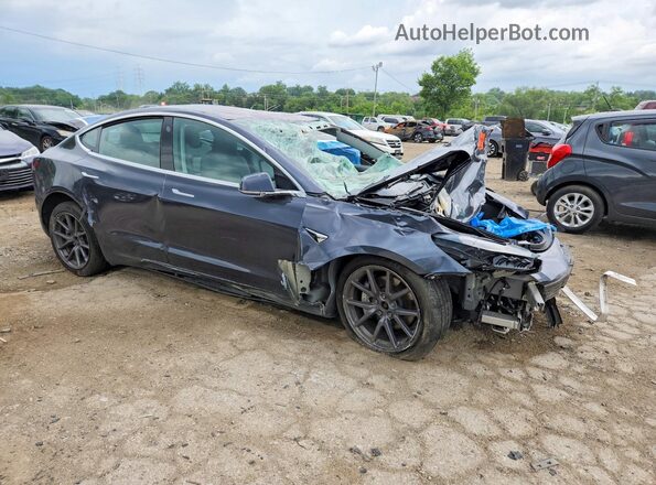 5YJ3E1EB6JF114103 2018 TESLA MODEL Gray Delantero derecho