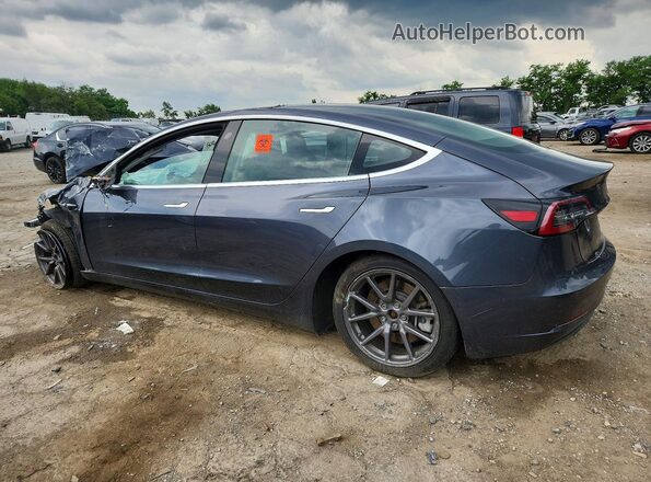 5YJ3E1EB6JF114103 2018 TESLA MODEL Gray Trasero izquierdo