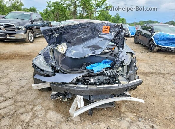 5YJ3E1EB6JF114103 2018 TESLA MODEL Gray Vista frontal
