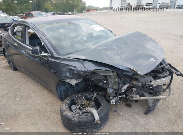 5YJ3E1EB6JF119463 2018 TESLA MODEL 3 Gray Դիմացի տեսք
