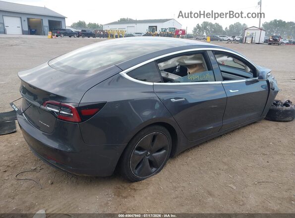 5YJ3E1EB6JF119463 2018 TESLA MODEL 3 Gray Հետևի աջ