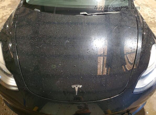 5YJ3E1EB6JF178691 2018 TESLA MODEL Black Вид задньої частини салону