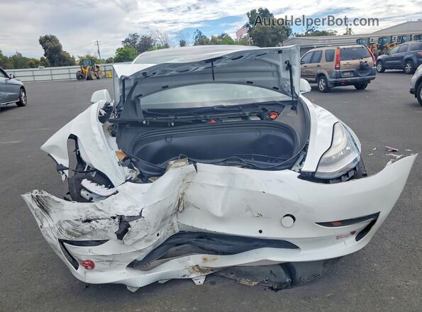 5YJ3E1EB6KF474814 2019 TESLA MODEL Белый Вид спереди