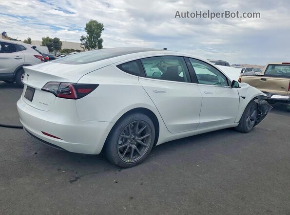 5YJ3E1EB6KF474814 2019 TESLA MODEL Белый Задняя правая четверть