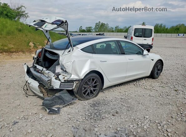 5YJ3E1EB6LF618332 2020 TESLA MODEL White Rear right