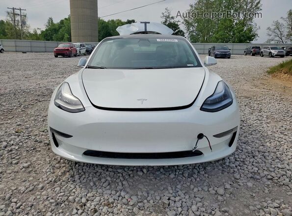 5YJ3E1EB6LF618332 2020 TESLA MODEL White Front view