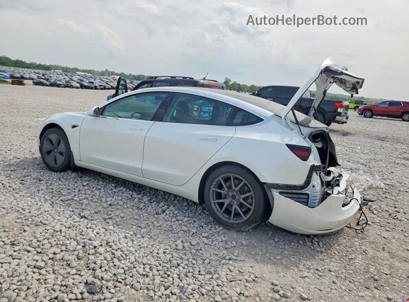 5YJ3E1EB6LF618332 2020 TESLA MODEL White Rear left