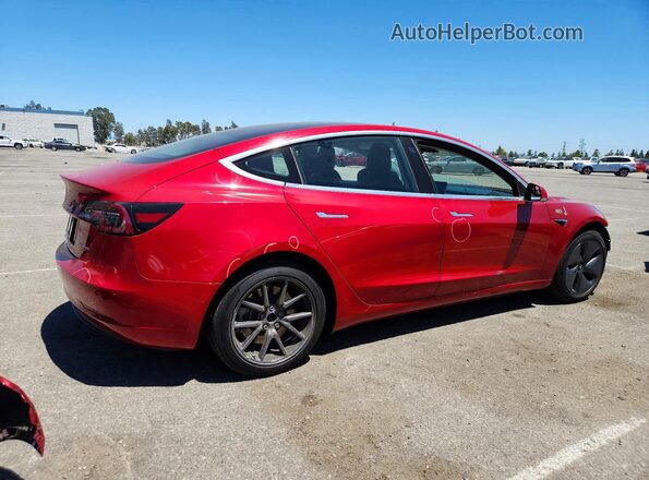 5YJ3E1EB6LF635809 2020 TESLA MODEL Red Rear right