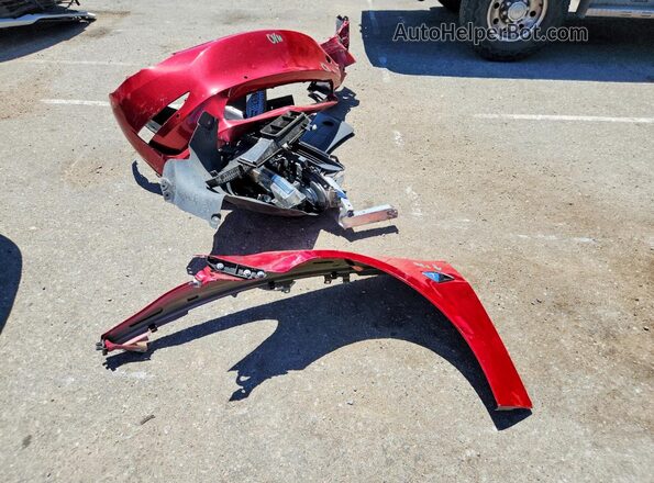 5YJ3E1EB6LF635809 2020 TESLA MODEL Red Engine compartment view