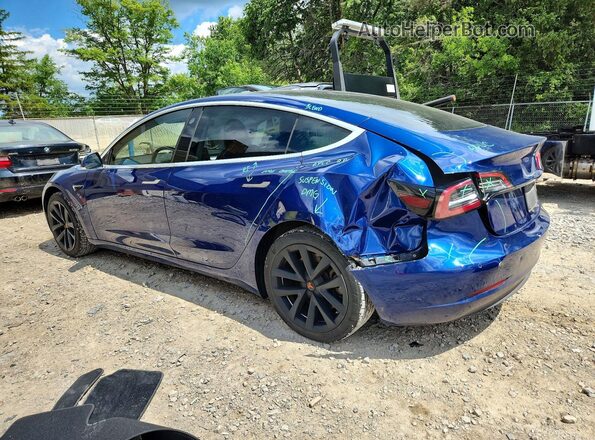 5YJ3E1EB6LF668566 2020 TESLA MODEL Blue Tył lewy