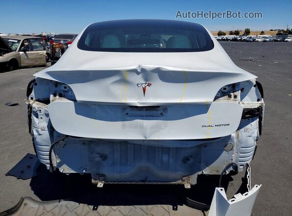 5YJ3E1EB6LF742343 2020 TESLA MODEL White Rear view