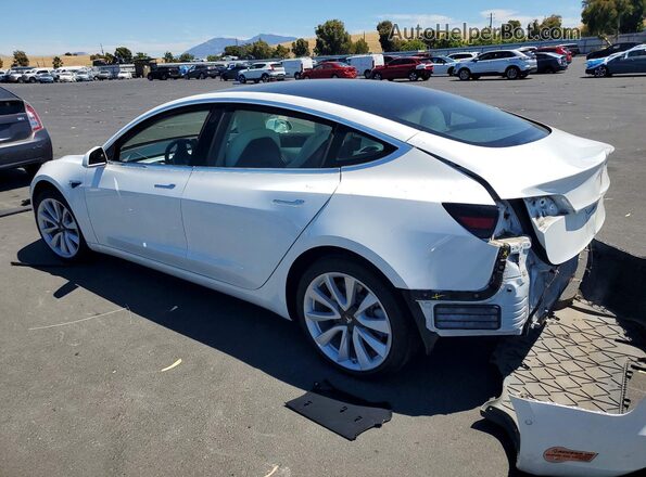 5YJ3E1EB6LF742343 2020 TESLA MODEL White Rear left