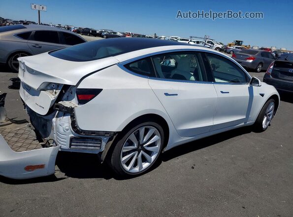 5YJ3E1EB6LF742343 2020 TESLA MODEL White Rear right