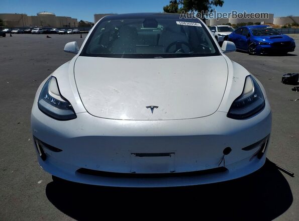 5YJ3E1EB6LF742343 2020 TESLA MODEL White Front view