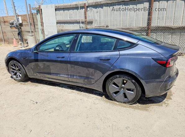 5YJ3E1EB6MF054506 2021 TESLA MODEL Gray Tył lewy