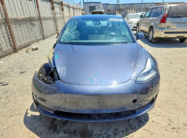 5YJ3E1EB6MF054506 2021 TESLA MODEL Gray Widok z przodu