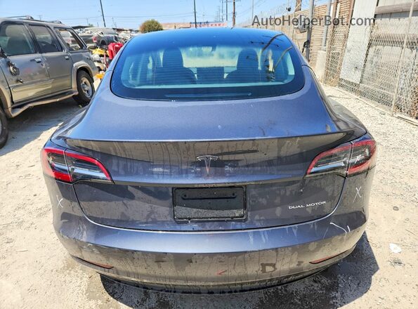 5YJ3E1EB6MF054506 2021 TESLA MODEL Gray Widok z tyłu