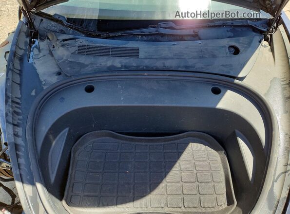 5YJ3E1EB6MF054506 2021 TESLA MODEL Gray Widok wnętrza z tyłu