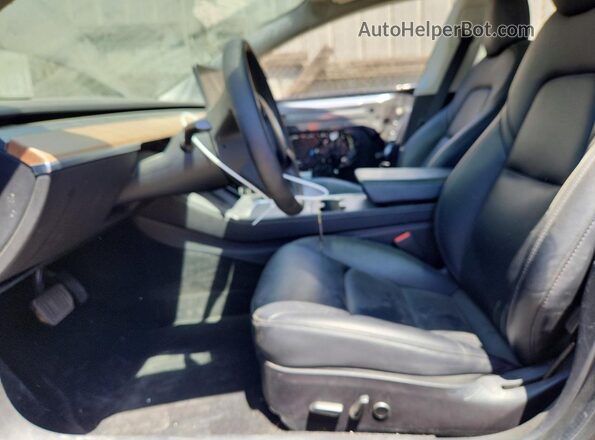 5YJ3E1EB6MF054506 2021 TESLA MODEL Gray Widok wnętrza z przodu