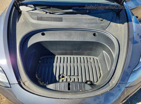 5YJ3E1EB6NF129352 2022 TESLA MODEL Gray Вид підкапотного простору