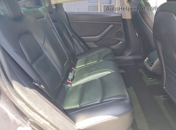 5YJ3E1EB6NF187526 2022 TESLA MODEL Charcoal Вид задніх сидінь