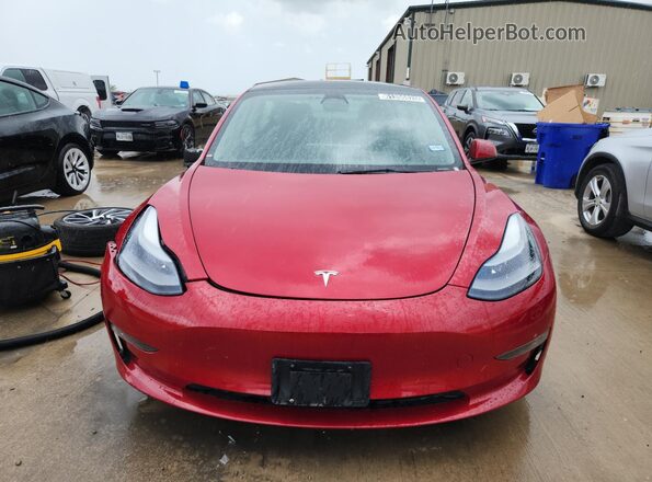 5YJ3E1EB6NF287545 2022 TESLA MODEL Красный Панорамный вид салона 360°