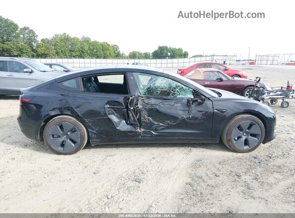 5YJ3E1EB6NF311486 2022 TESLA MODEL 3 Черный Вид задней части салона
