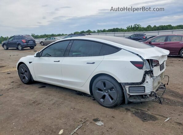 5YJ3E1EB6NF347551 2022 TESLA MODEL White Задня ліва чверть