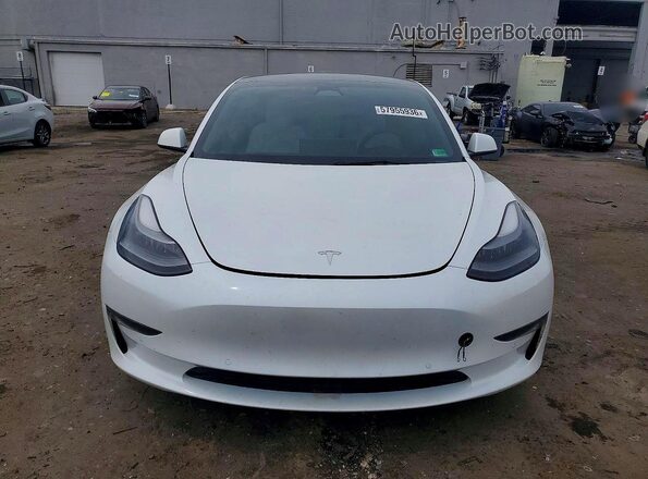 5YJ3E1EB6NF347551 2022 TESLA MODEL White Вид спереду