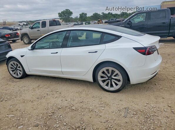 5YJ3E1EB6PF393576 2023 TESLA MODEL Белый Задняя левая четверть